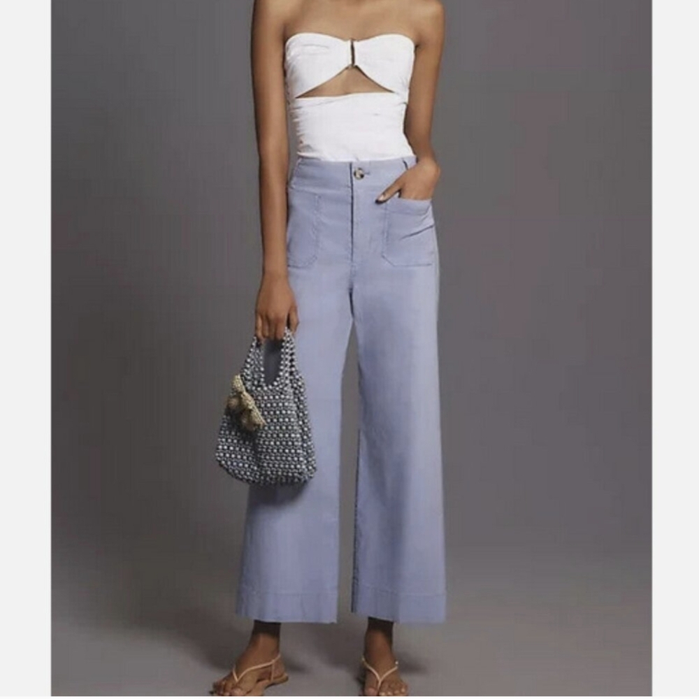 Anthropologie Mauve "The Colette" Wide Leg Pants NWOT size 29